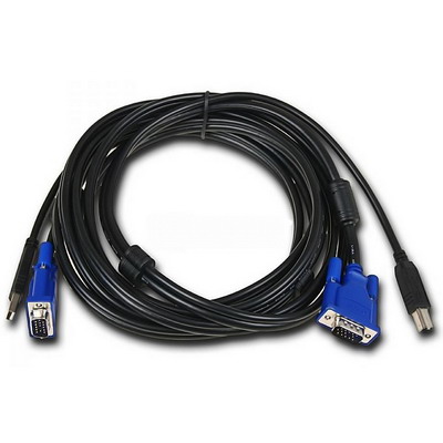 Набор кабелей D-Link DKVM-CU3 [3 м., 1*USB, SVGA 15M-15M]