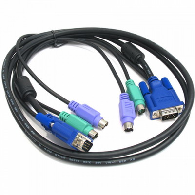 Набор кабелей D-Link DKVM-CB/1.2M/B1A [1,8 м., 2xPS/2, SVGA 15M-15M]