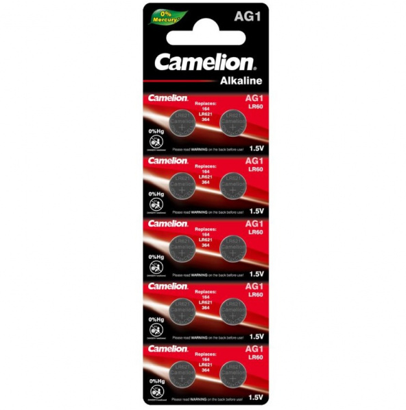 Батарейка Camelion AG1 (G1/G01/LR621/LR60/64A/164/364A) BL10