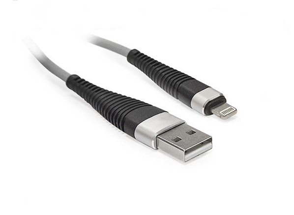 Кабель соединительный USB 2.0 А(M)-Micro-Lightning CBR CB501 [1.0 м., серебристый, 2.1А]
