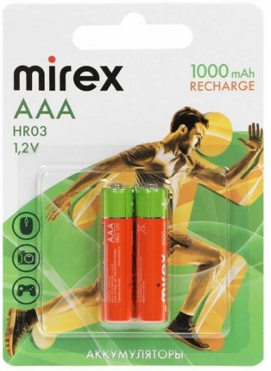 Аккумулятор Mirex 1000мА*ч