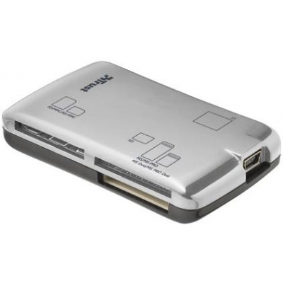 Внешний картридер Trust All-in-1 Card Reader <16724> [CF Type II/Type I, SDHC/SD, MMC, MS Pro Duo]