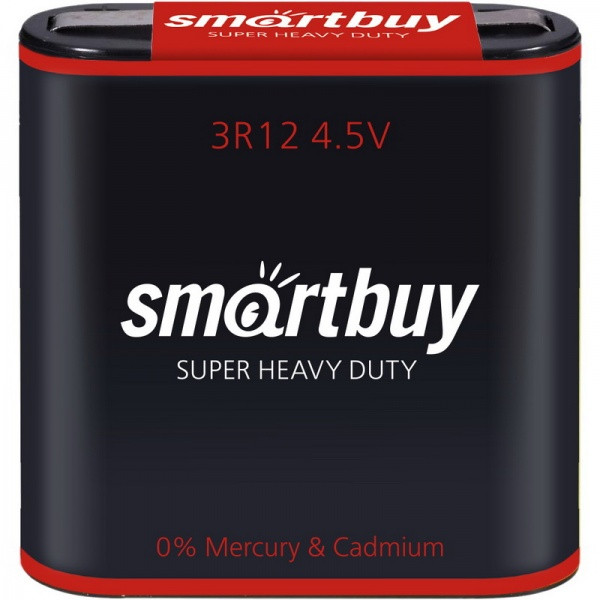 Батарейка Smartbuy 3R12 SW1 квадратная [4.5В, солевая] <SBBZ-3R12-1S>