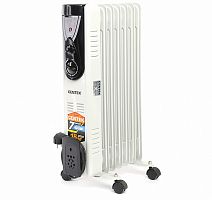 Маслонаполненные радиатор CENTEK CT-6200 белый [мощность 1500/900/600Вт, 7 секций , до 15кв.м]