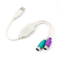 Кабель-адаптер USB A(M) <->2xPS/2 Gembird (блистер)