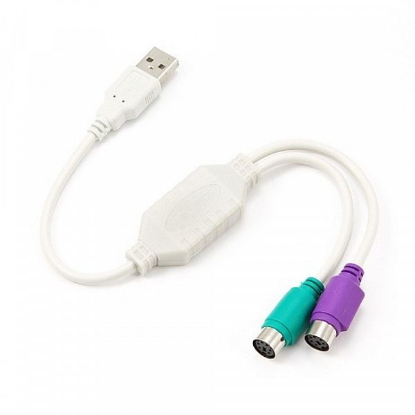 Кабель-адаптер USB A(M) <->2xPS/2 Gembird (блистер)
