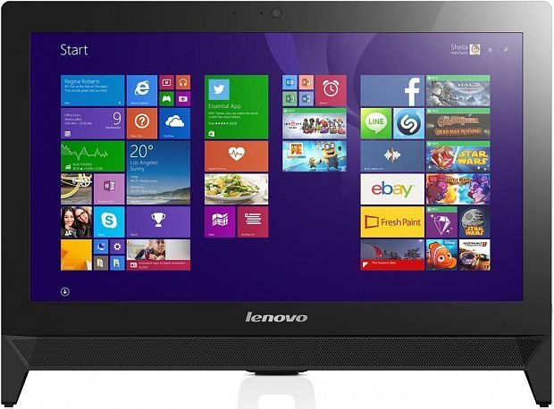 Моноблок Lenovo C20-30G <F0B2008XRK> черный [19,5'' FHD Cel 3205U/4Gb/500Gb/DVDRW/без ОС/клавиатура+мышь]
