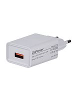 Адаптер питания GoPower GP1U 1USB 2.4A 12W белый