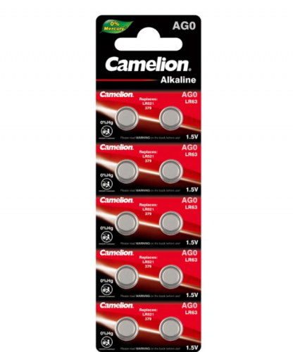 Батарейка Camelion AG0 (G0/LR521/LR63/379A) BL10