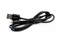 Кабель соединительный USB 2.0 А(M)-Micro-Lightning ERGOLUX [1.2 м., черный, 3А]