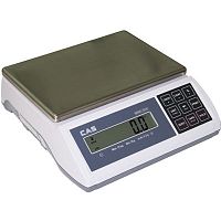 Электронные весы CAS ED-H-15 [от 40г до 15 кг., дискр. 2 гр., платформа 306*222 мм. нерж+пластиковая, счётные функции]