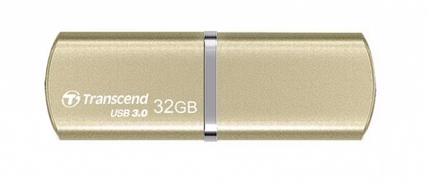 USB Flash 32Гб Transcend JetFlash 820 <TS32GJF820G> [USB 3.0, цвет: золотистый, корпус: металл]