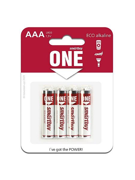 Батарейка SMARTBUY LR03 ONE [AAA, щелочная, 1.5В]
