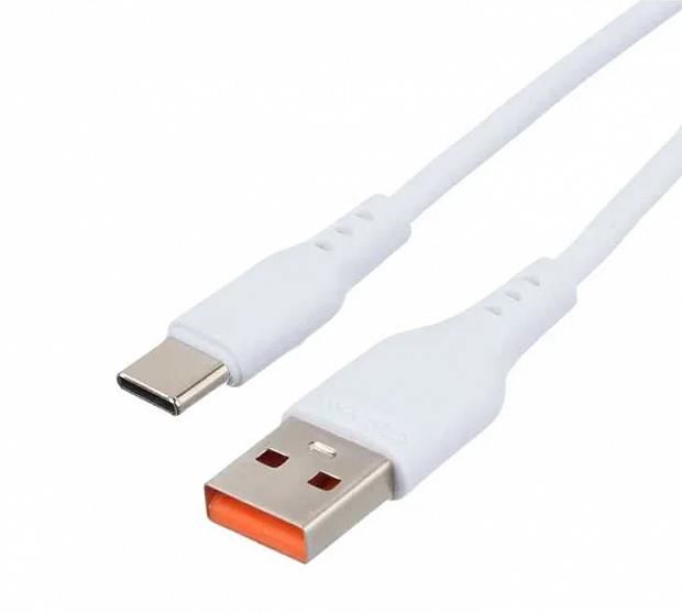Кабель соединительный USB 2.0 А(M)-Micro-Type-C GoPower GP01T [1 м., 2.4A, белый]