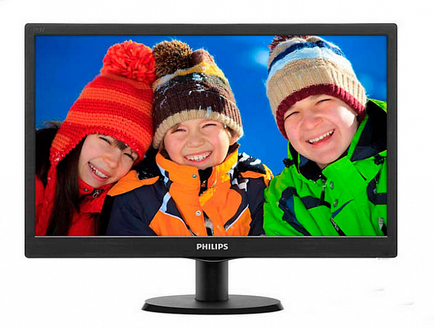 ЖК монитор PHILIPS 193V5LSB2/10(62) черный