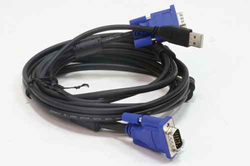 Набор кабелей D-Link DKVM-CU [1,8 м., (1*USB, SVGA 15M-15M]