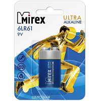 Батарейка MIREX 9V Ultra Alkaline [крона, алкалиновая]