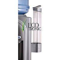 Держатель для стаканов Ecotronic СЕРЕБРИСТЫЙ (на шурупах) на 50 стаканов