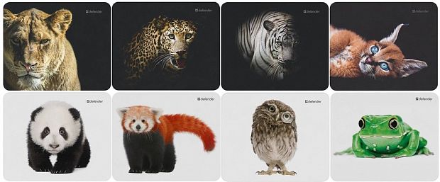 Коврик Defender Wild Animals 220*180*2 мм., 8 видов