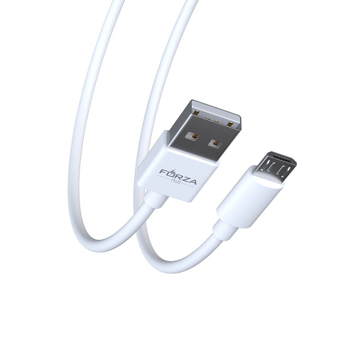 Кабель соединительный USB 2.0 А(M)-Micro-USB Эталон 443-042 [1.0 м., белый, 2.1А]
