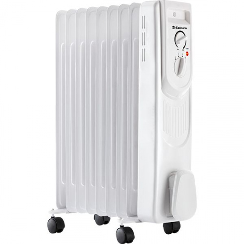 Маслонаполненный радиатор Sakura SA-0339W 2000Вт