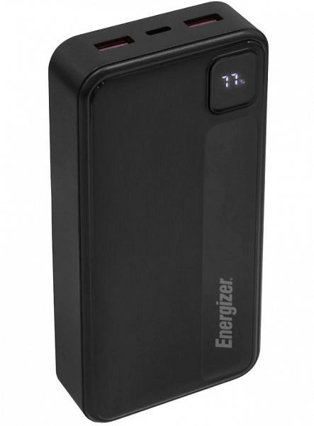 Внешний аккумулятор Energizer UE20035PQ_BK черный [20000мА*ч, 22.5Вт, USB-A-2 шт, USB-C, дисплей]