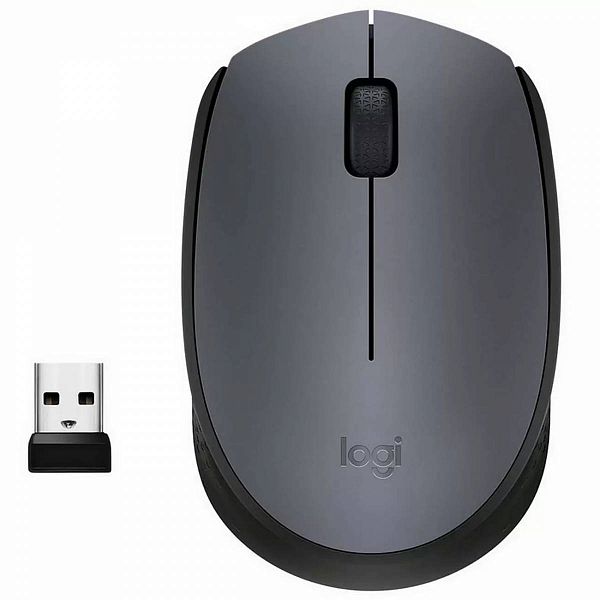 Компьютерная мышь беспроводная Logitech M170 серая