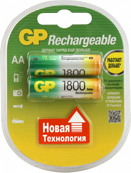 Аккумулятор GP 1800мА*ч