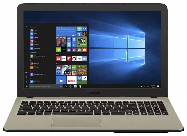 Ноутбук ASUS VivoBook X540NV-GQ004T черный/золотой