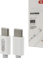 Кабель соединительный USB 2.0 Type-C - Type-C Mirex BC-020 белый [1 м., 18W]