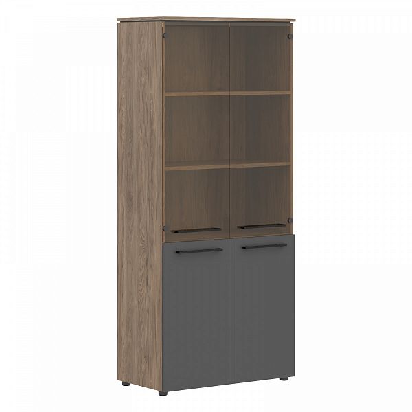 MHC 85.2 Шкаф комбинированный Антрацит/Кария Пальмира 854*423*1956