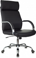 T 8010 SL/BLACK черный экокожа крестовина металл хром