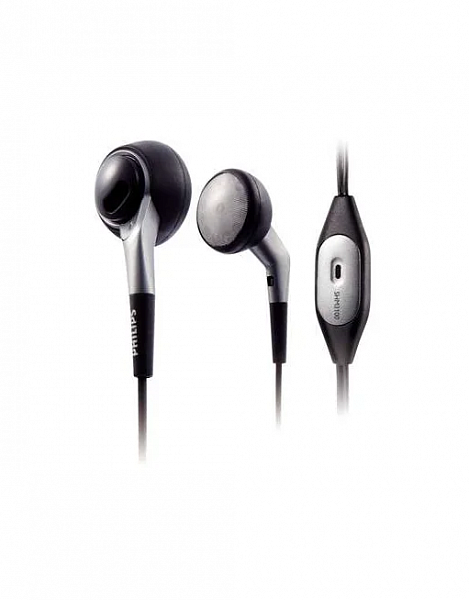 Наушники проводные Philips SHM3100 черные [1,5 м, вкладыши, 12Гц - 20кГц, 16Ом, 106дБ/мВт, Jack 3.5 мм]