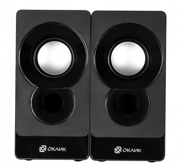 Колонки Oklick OK-165 [2.0, 6 Вт, проводной ПДУ, питание - USB порт]